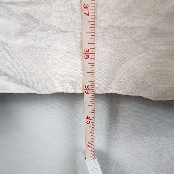 Brooks Brothers Irish Linen Cream Sleeveless Dress Size 6 Quiet Luxury Coastal - Picture 7 of 7